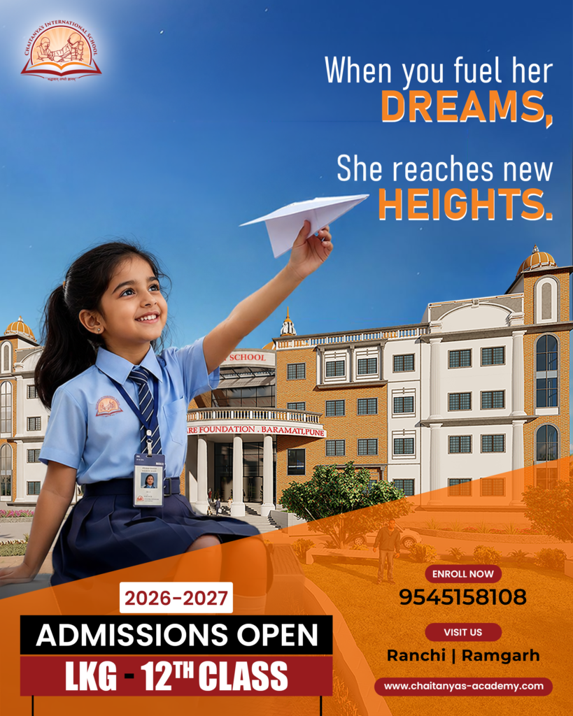 Chaitanya's Academy student campaign creative