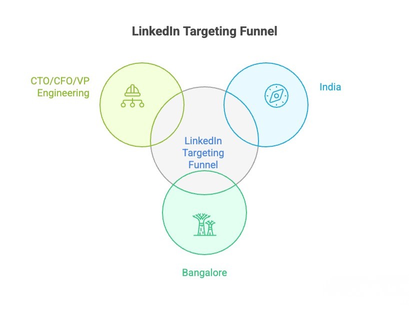 linkedin targeting funnel