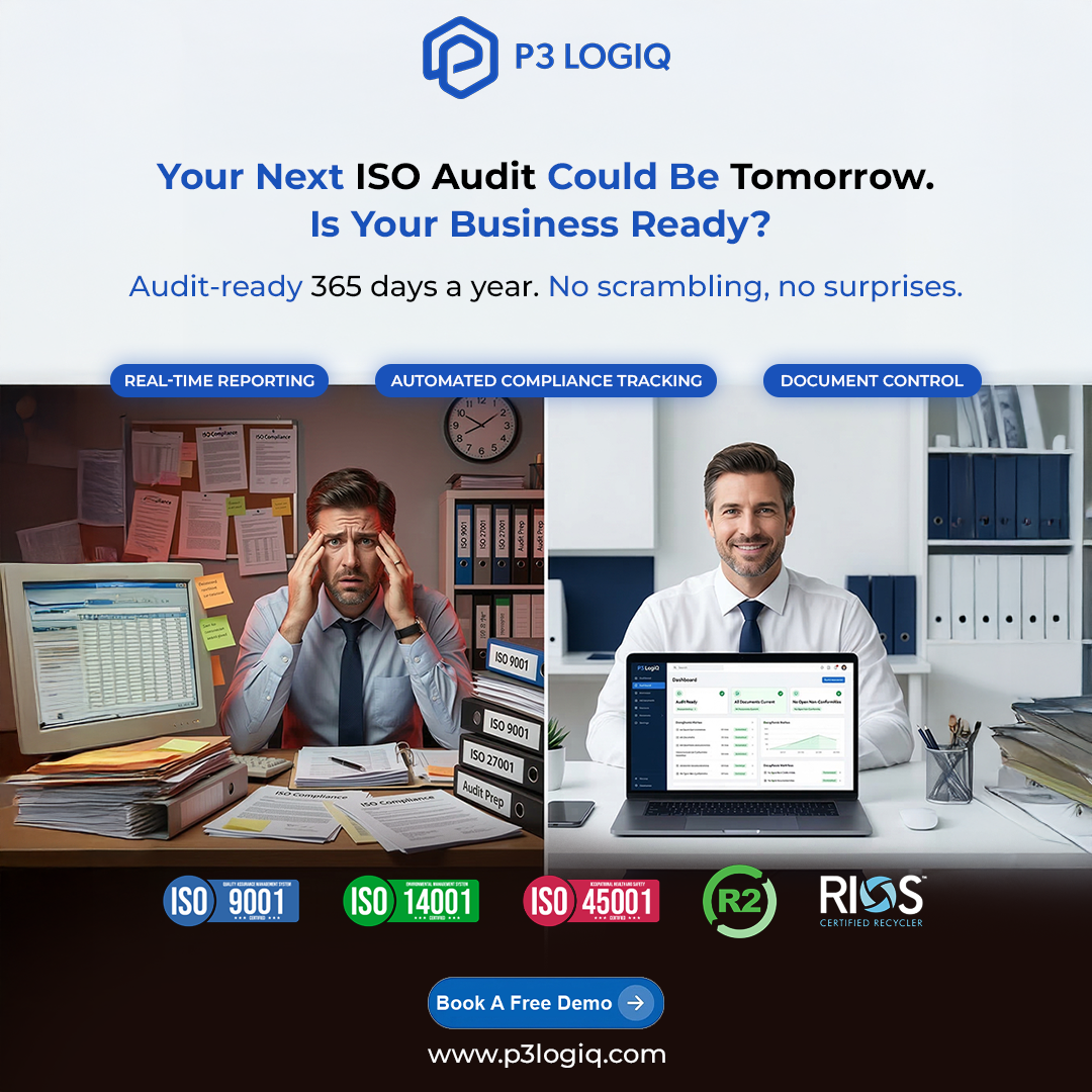 ISO audit readiness campaign by P3 LogiQ