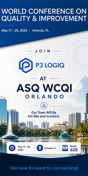 P3 LogiQ ASQ WCQI event promotion campaign