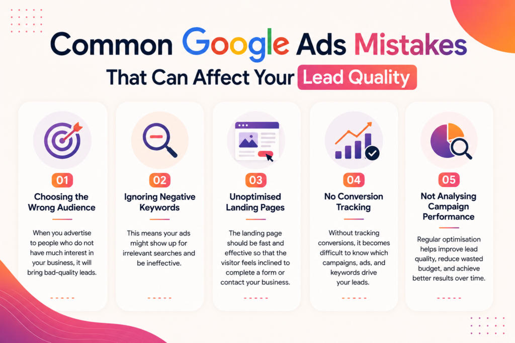 mistakes of google ads