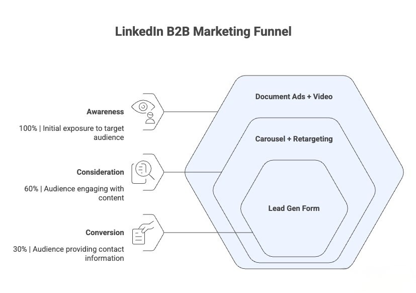 linkedIn ads funnel