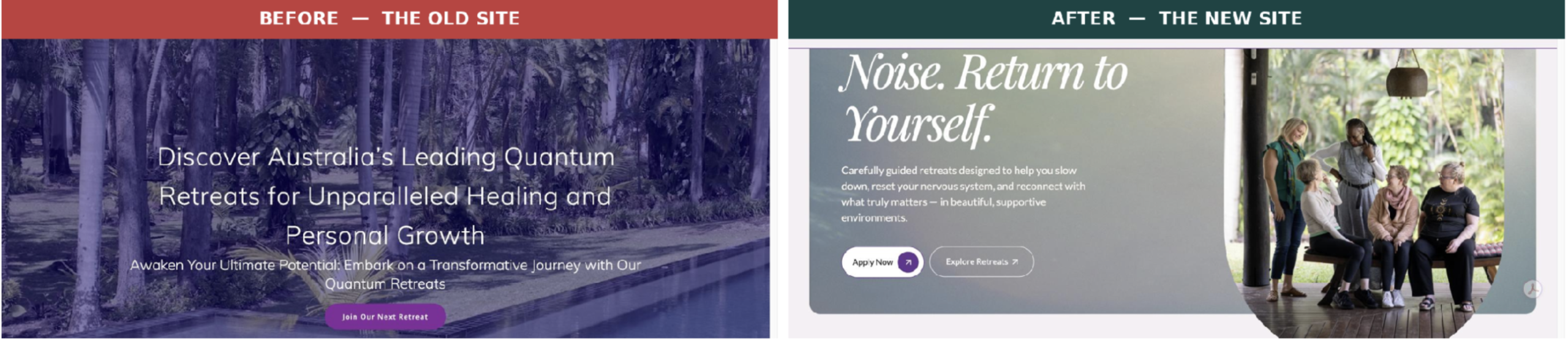 Miriam Henke founder story on Quantum Retreats website