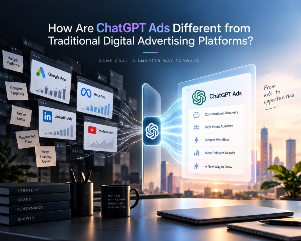 How Are ChatGPT Ads Different from Traditional Digital Advertising Platforms?